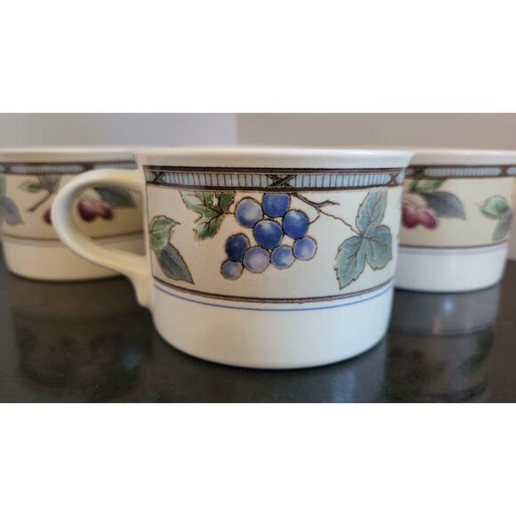 (Set of 4) Mikasa Intaglio GARDEN HARVEST Cups CAC29 Stoneware - Picture 8 of 15